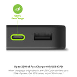 Mophie - Powerstation 2023 Power Bank 10,000 Mah - Black