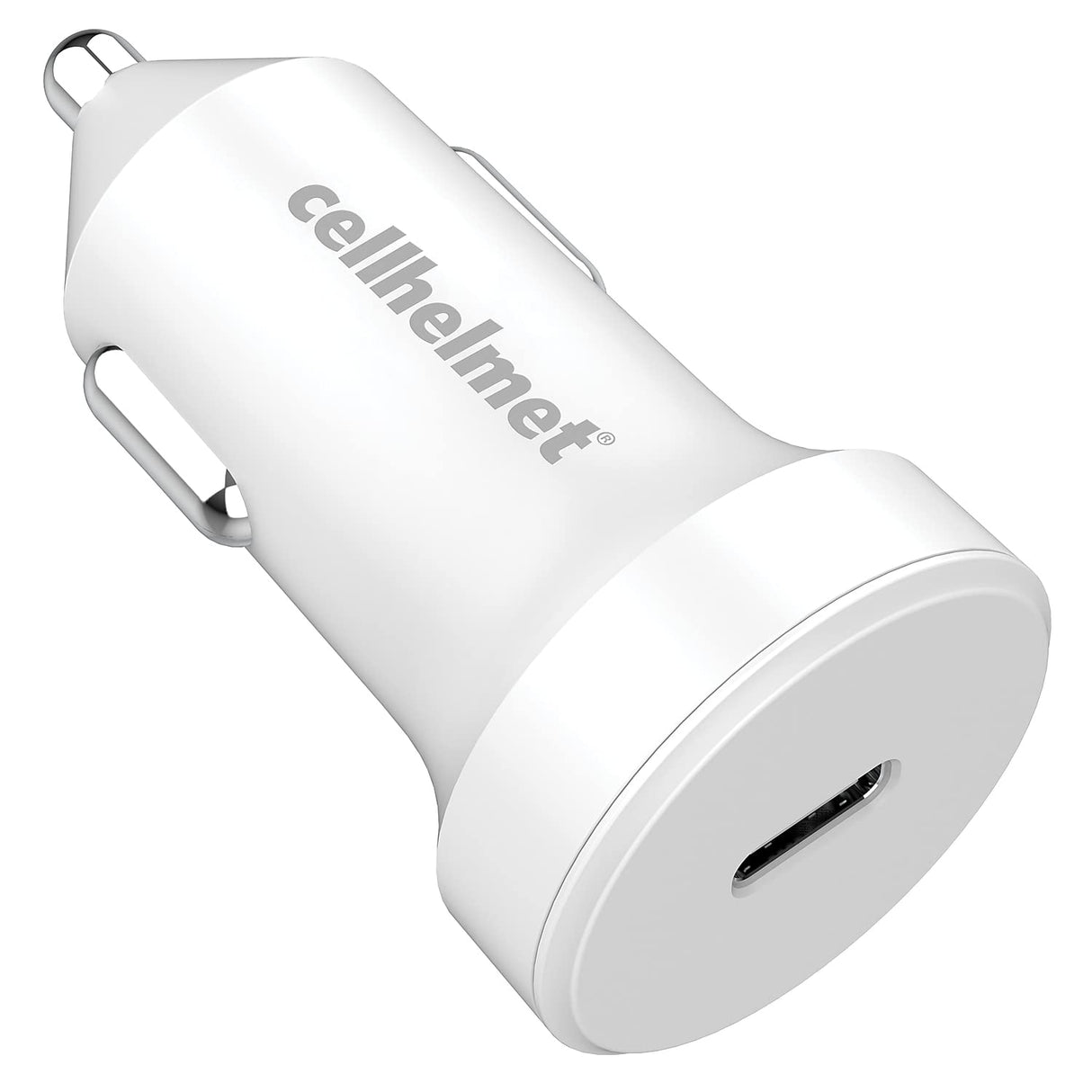 Cellhelmet - Pd Usb C Car Charger 20w And Usb C To Apple Lightning Cable 3ft - White