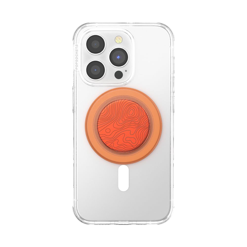 Popsockets - Magsafe Popgrip - Aluminum Orange Topo