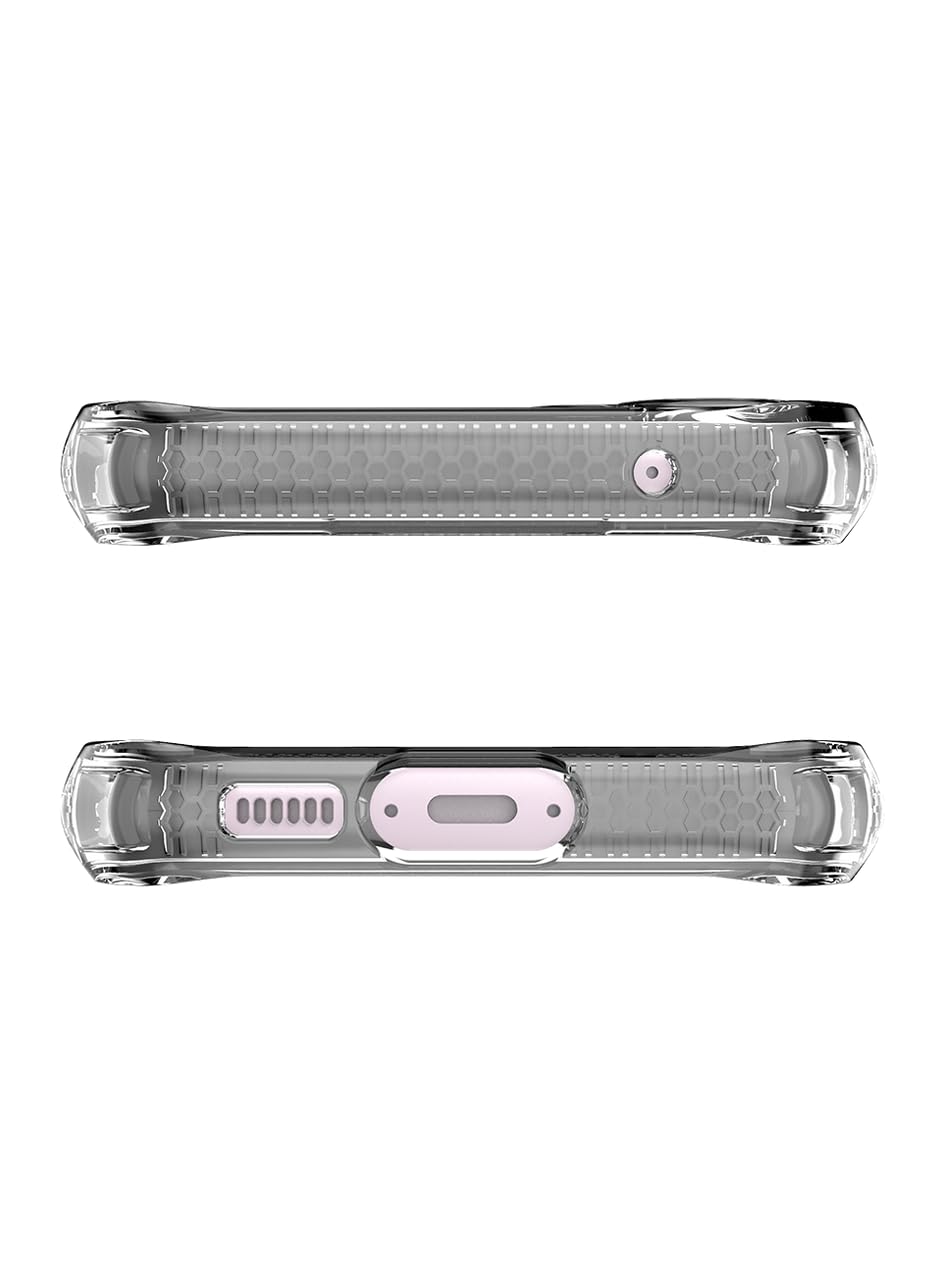 SAMSUNG GALAXY S23 FE ITSKINS HYBRID CLEAR CASE WITH MAGSAFE - TRANSPARENT