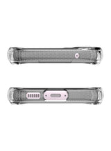 SAMSUNG GALAXY S23 FE ITSKINS HYBRID CLEAR CASE WITH MAGSAFE - TRANSPARENT