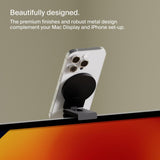 Belkin - Iphone Magsafe Mount For Mac Desktops And Displays - Gray