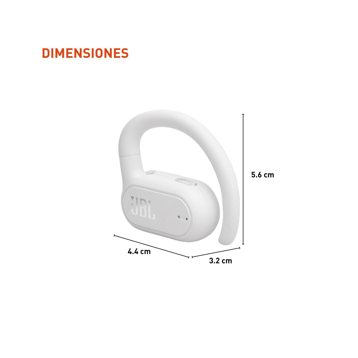 Jbl - Soundgear Sense True Wireless On Ear Headphones - White