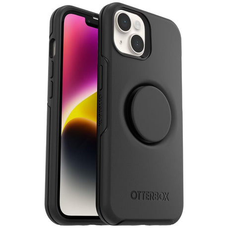 Otterbox  - Otter + Pop Symmetry Clear Case With Popgrip For Apple Iphone 14 Plus - Clear Pop