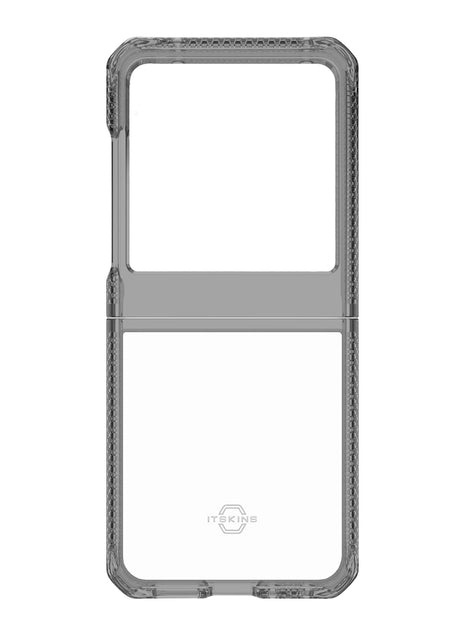 Itskins - Hybrid_r Clear Case For Motorola Razr (2024) - Black And Transparent