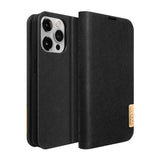 IPHONE 15 PRO LAUT PRESTIGE FOLIO CASE - BLACK