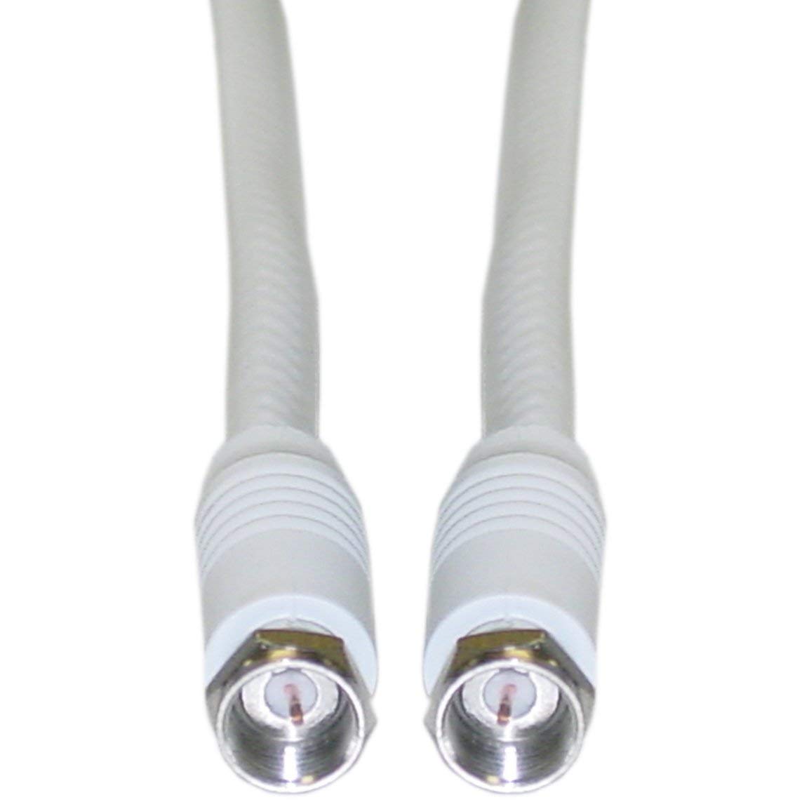 3FT F-F RG6 PATCH CABLE UL WHITE