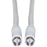 3FT F-F RG6 PATCH CABLE UL WHITE