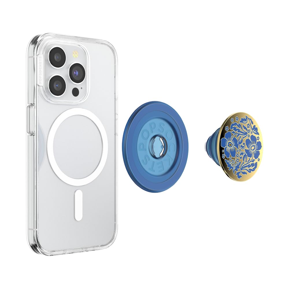 Popsockets - Magsafe Popgrip - Enamel Lace Vermeer Blue