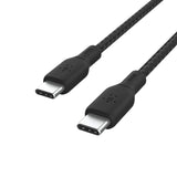 Belkin - Braided 100w Usb C 2.0 To Usb C 2.0 Cable 2m - Black