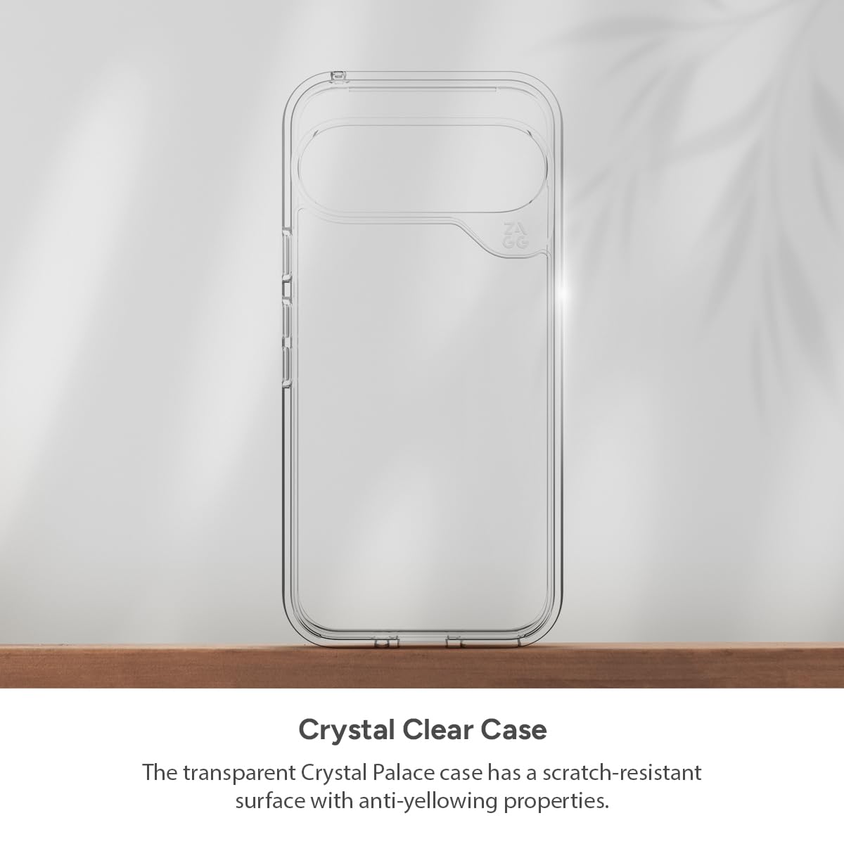 Zagg - Crystal Palace Case For Google Pixel 9 Pro Xl - Clear