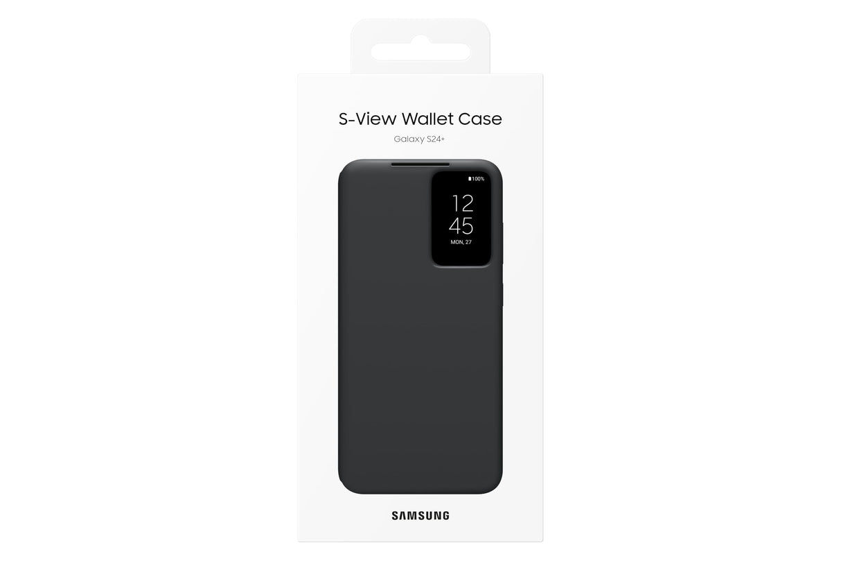 Samsung - Smart View Wallet Case For Samsung Galaxy S24 Plus - Black