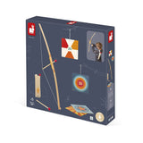 Janod - Wooden Archery Set - A Bow, 3 Arrows, a Quiver and 4 Targets - Outdoor Game and Sport - Dexterity and Motor Skills - 5 Years +