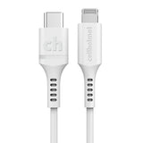 Cellhelmet - Pd Usb C Car Charger 20w And Usb C To Apple Lightning Cable 3ft - White