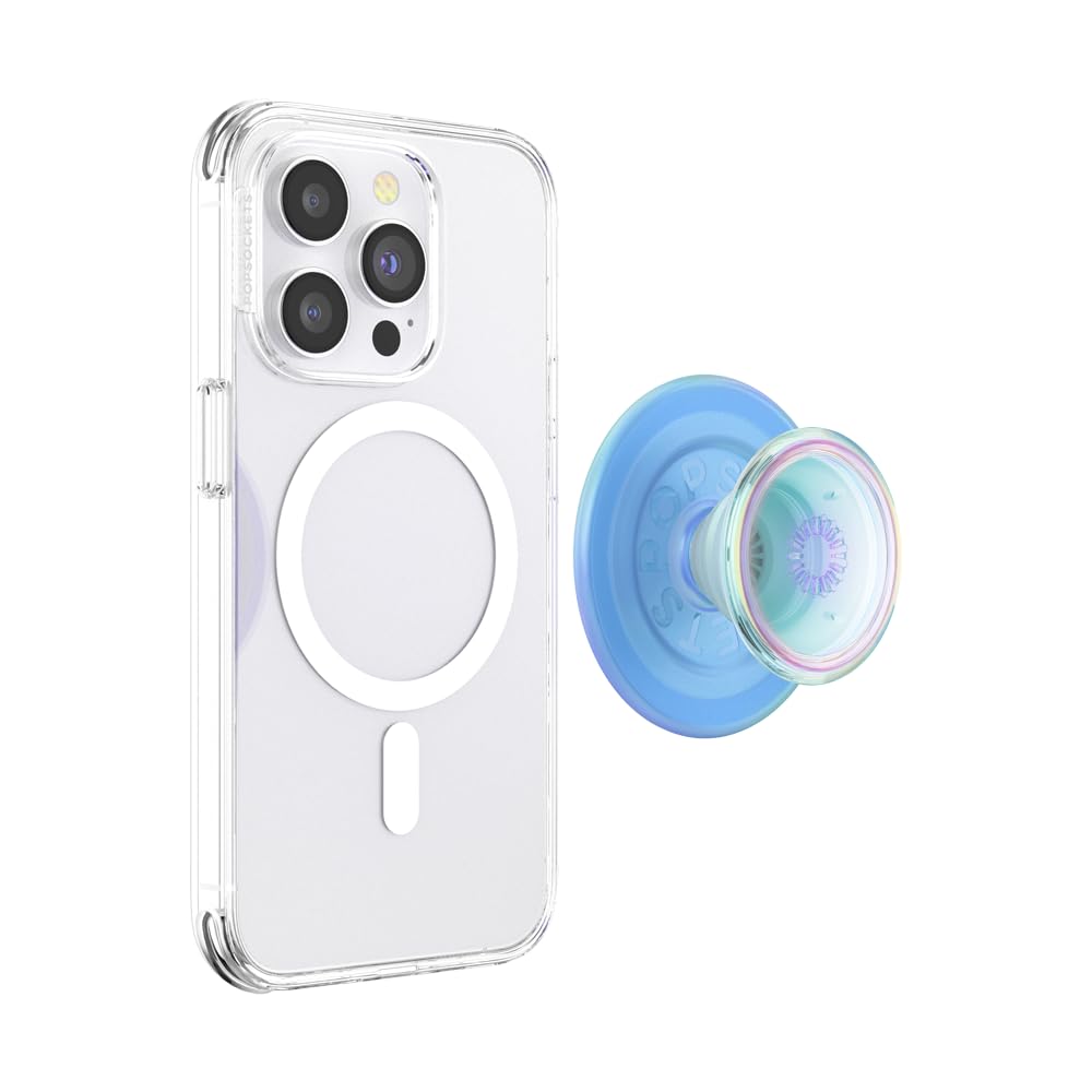 Popsockets - Popgrip Magsafe Circle - Blue Iridescent Translucent