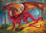 Cobble Hill 1000 Piece Puzzle - Red Dragon's Treasure - Sample Poster Included