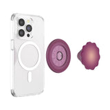 Popsockets - Popgrip Magsafe Circle - Molded Flower Red Wine Translucent