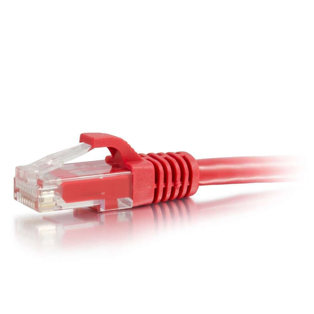 C2G 100FT CAT6 SNAGLESS UTP CBL-RED