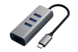 Satechi - Type C 2 In 1 Usb Hub With Ethernet - Space Gray