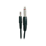 6-FOOT 1/4-TO-1/8 SHIELDED MONO PLUG CABLE