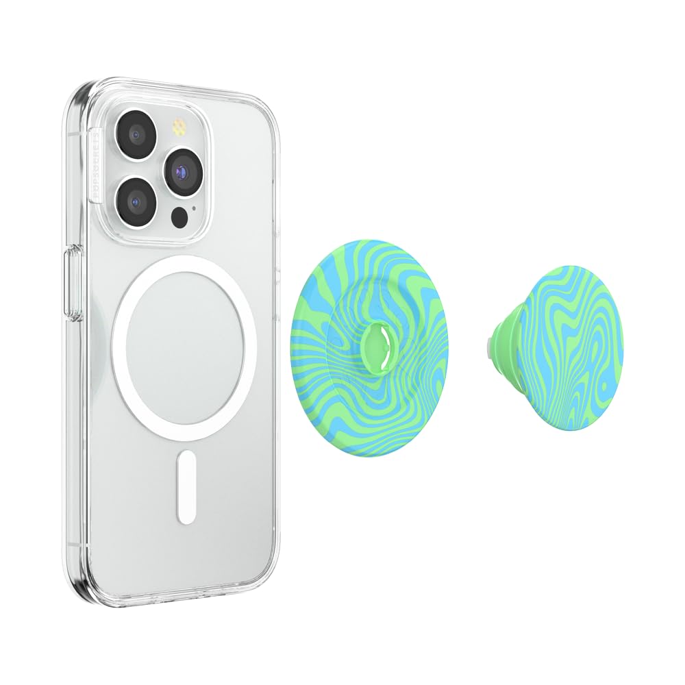 Popsockets - Magsafe Popgrip - Swirl Oasis And Keylime