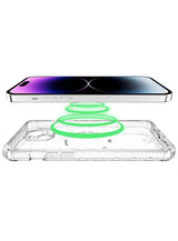 Itskins - Supreme_r Clear Magsafe Case For Apple Iphone 15 Plus / Iphone 14 Plus - Transparent