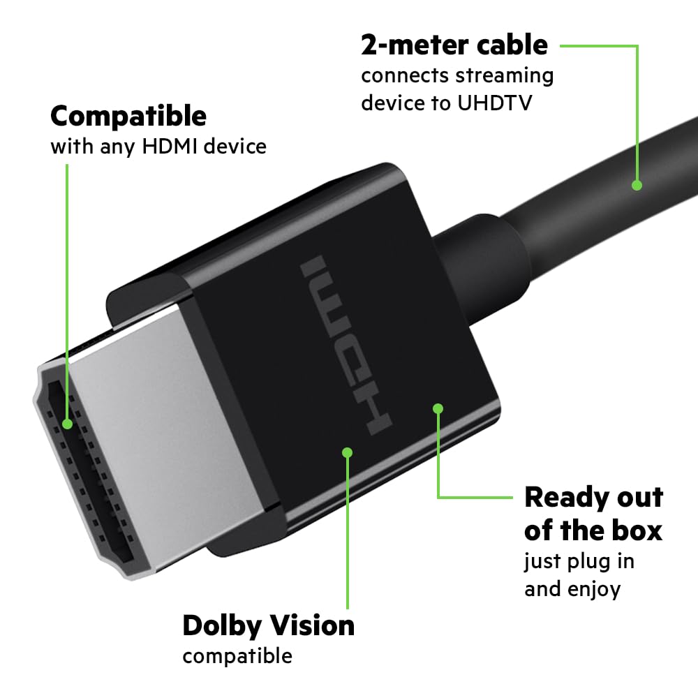 Belkin - Boost Charge Hdmi Audio/video Monitor Cable 6.56in - Black