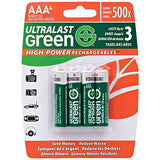 4 Pack Aaa High-Power Carded, Replacement Household Battery