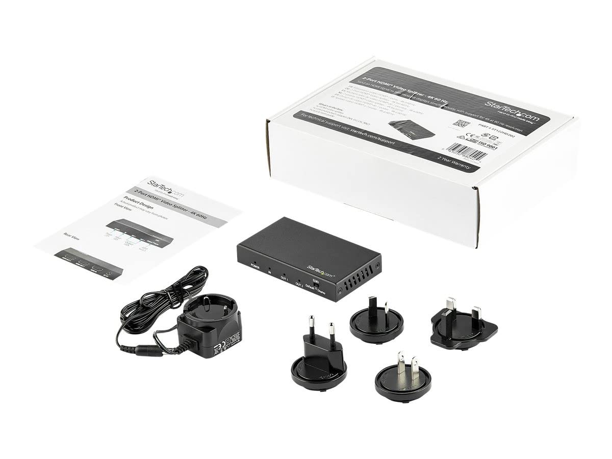 STARTECH 2 PORT HDMI SPLITTER