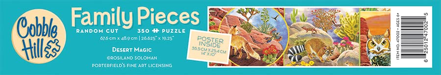 Cobble Hill Family Piece's 350 Puzzle - Desert Magic - Sample Poster Included