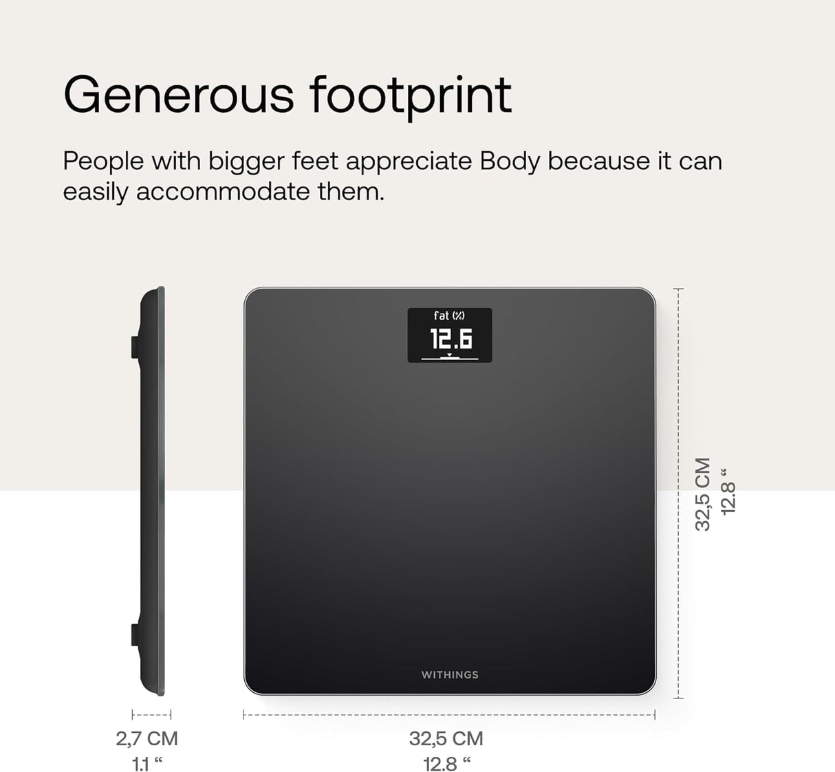 Withings - Body Weight And Bmi Wifi Smart Scale - Black