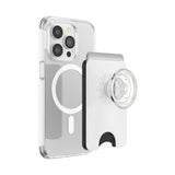 Popsockets - Magsafe Popwallet Plus - White Clear