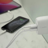 Belkin - Dual Port Usb A 24w Wall Charger - White