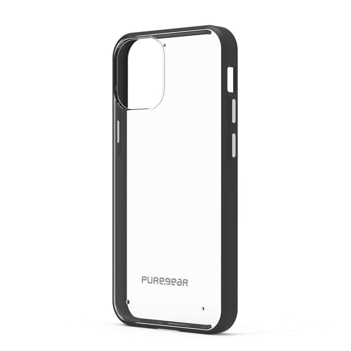 PUREGEAR SLIM SHELL CASE FOR IPHONE 12 MINI - CLEAR/BLACK