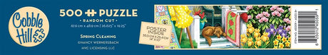 Cobble Hill 500 Piece Puzzle - Spring Cleaning - Sample Poster Included - image 5