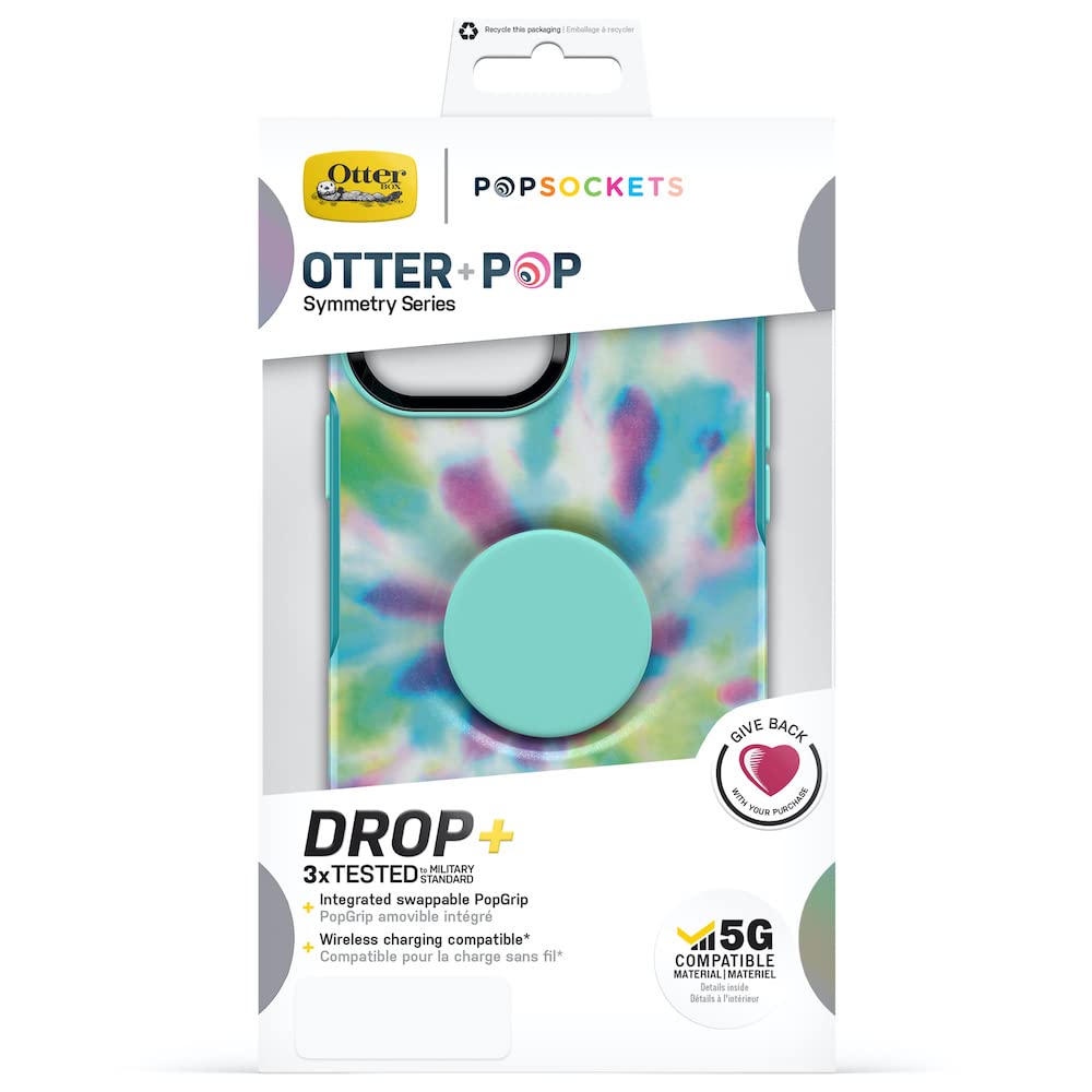 OtterBox - Otter + Pop Symmetry Antimicrobial Case with PopGrip for Apple iPhone 13 Pro Max / 12 Pro Max - Day Trip