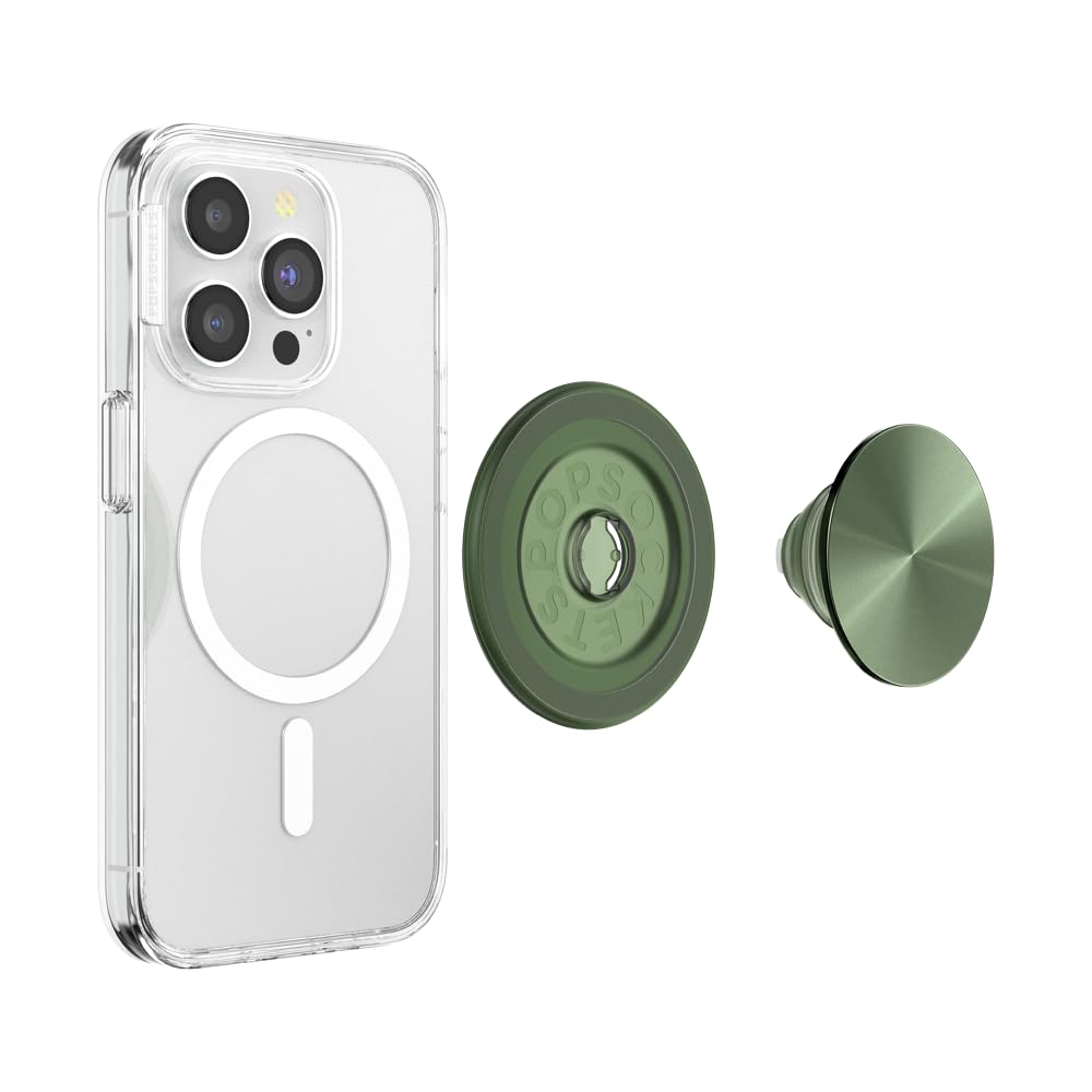 Popsockets - Magsafe Popgrip - Aluminum Radial Olive