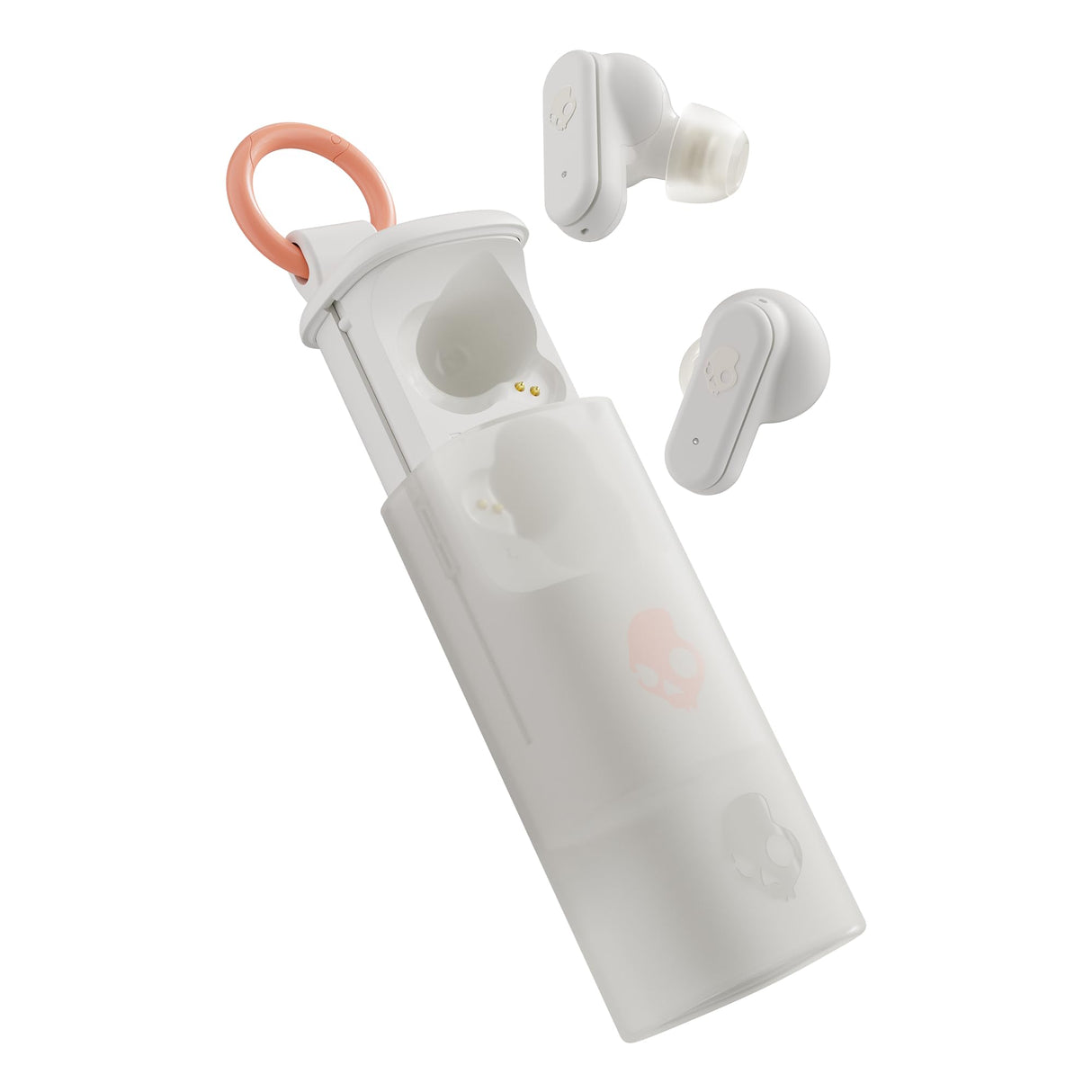 Skullcandy - Dime Evo True Wireless In Ear Headphones - Bone Orange Glow