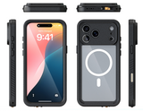 xBase iPhone 17 Pro Waterproof MagSafe Compatible Case w/Wrist Strap