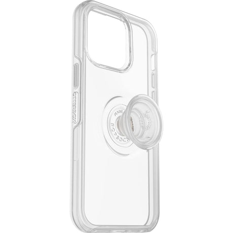 Otterbox  - Otter + Pop Symmetry Clear Case With Popgrip For Apple Iphone 14 Pro Max  - Clear Pop