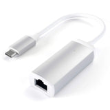 Satechi - Type C Gigabit Ethernet Adapter - Silver