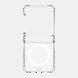 Itskins - Hybrid_r Clear Hinge Magsafe Case For Samsung Galaxy Z Flip6 - Transparent