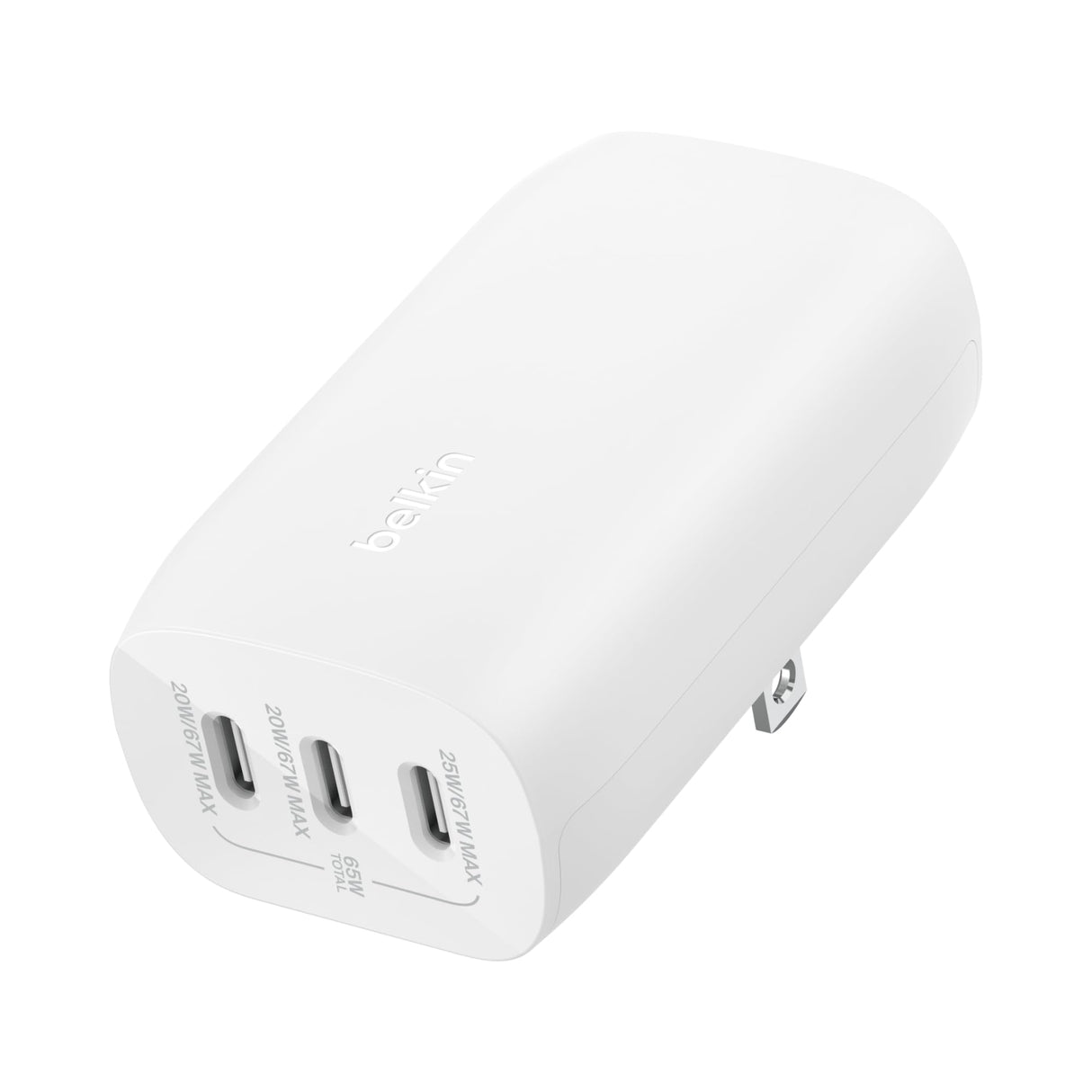 Belkin - 67w Usb C Pd Wall Charger With Pps - White