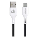 Cellhelmet - Type A To Type C Cable 10ft - Gray