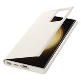 Samsung - Smart View Wallet Case For Samsung Galaxy S23 Ultra - Beige