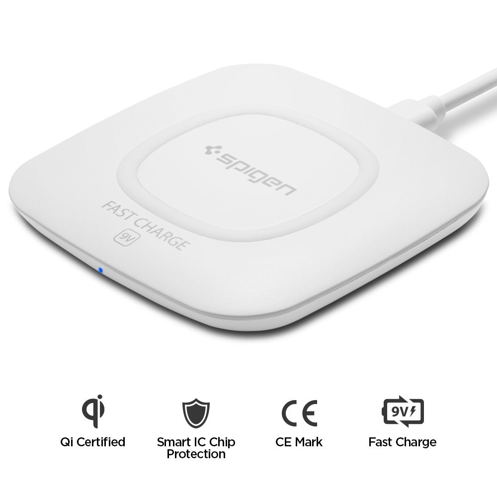 Spigen - Essential Wireless Charging Pad 10w - White