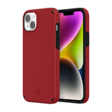 Incipio - Duo Case For Apple Iphone 14 Plus - Scarlet Red And Black