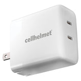 Cellhelmet - Usb C Dual Wall Charger 20w Pd - White