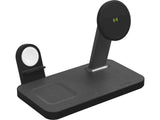 Mophie - Snap Plus Magsafe 3 In 1 Wireless Charging Stand - Black