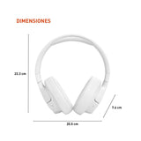 Jbl - Tune 770nc Wireless Over Ear Bluetooth Headphones - White